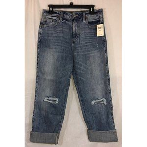 Lucky Brand High Rise Tomboy Jeans in Headline Chew Sz 8 / 29 Distressed Ripped